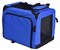 Pet Life Hounda Accordion Metal Framed Collapsible Expandable Pet Dog Crate, XL, Blue